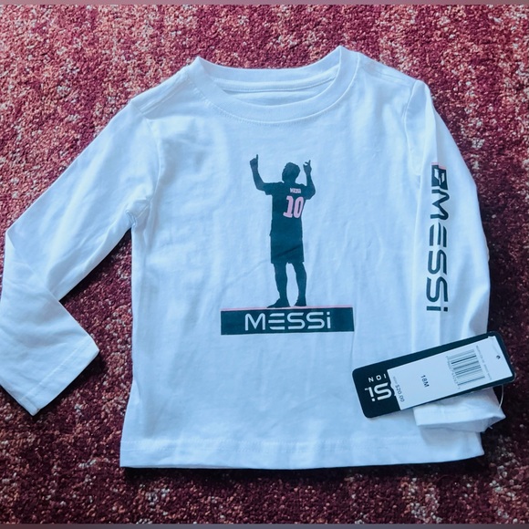 Messi Toddler Girl's Shirt 18 Mos NEW Lionel Messi Soccer - Picture 1 of 3